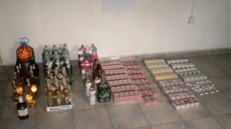 Πέντε συλλήψεις για λαθραία ποτά και τσιγάρα στον Προμαχώνα